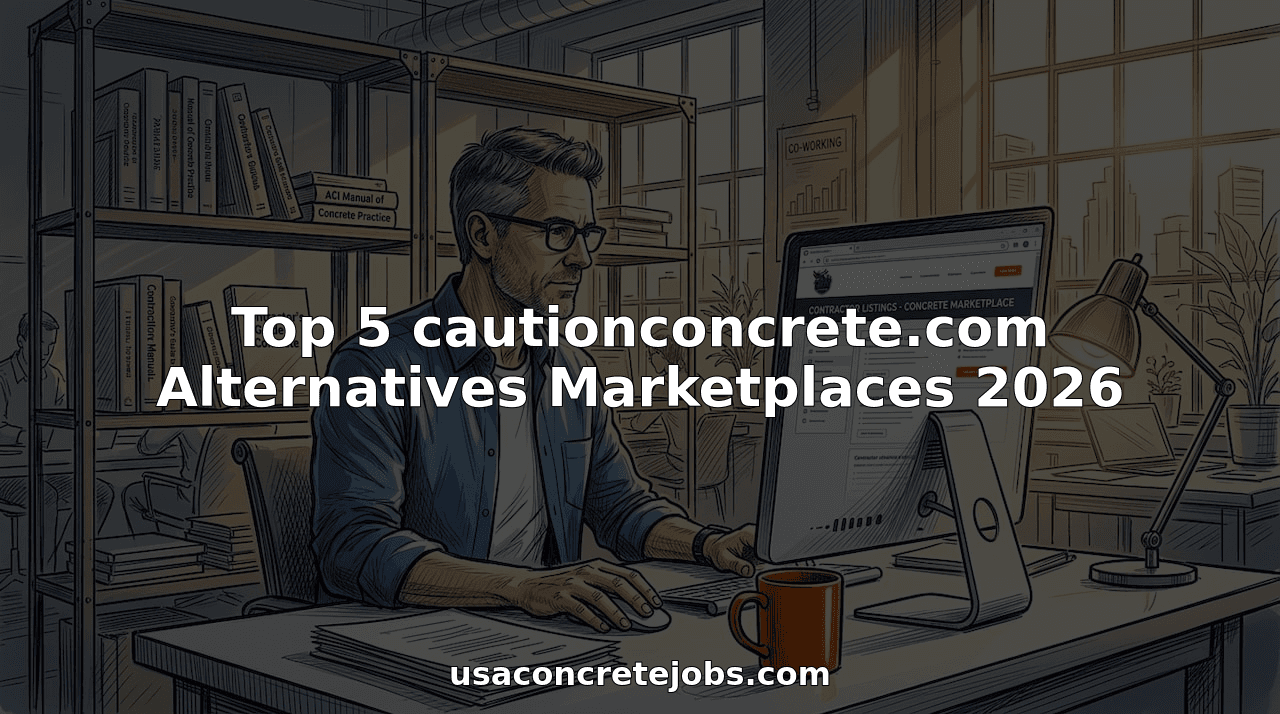 Top 5 cautionconcrete.com Alternatives Marketplaces 2026